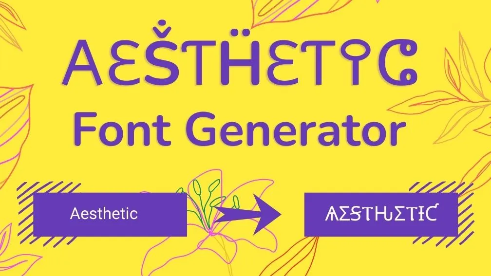 Aesthetic Font Generator